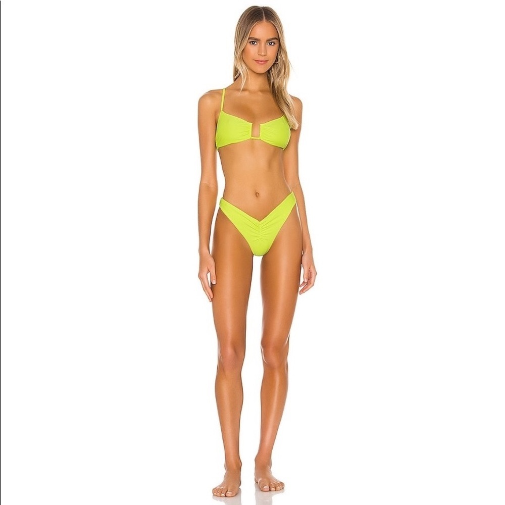 REVOLVE lovewave  Stassi Bikini Bottom in Apple Green